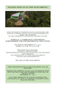 Semilla: A Community-University Partnership for Environmental Education @ Las Nubes EcoCampus | San José Province | Costa Rica